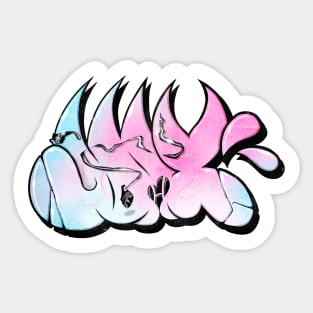 Joax graffiti throw up Sticker